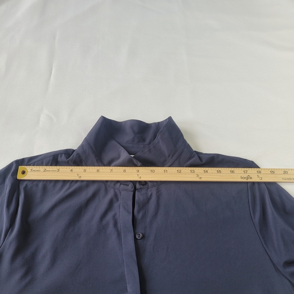 Chico's Black Button Down Tunic Top / Mini Dress … - image 6